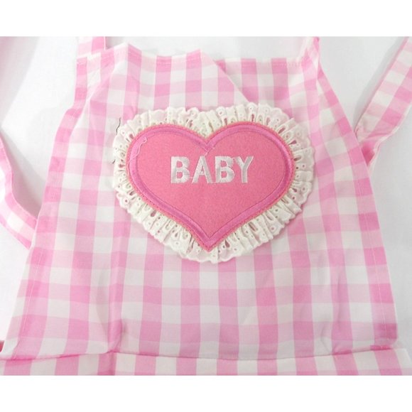 Women's Bib Shorts Daddy's Little Baby Halloween Costume size Small NWT - Picture 3 of 5